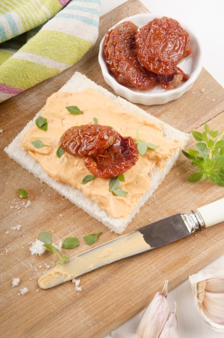 mediterranean soft cheese with dried tomato and sweet basil mediterranean soft cheese with dried tomato and sweet basil