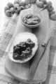 bread with butter and home made rose hip jelly